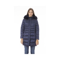 Baldinini Trend Women's Light Blue Polyester Jackets & Coat - M