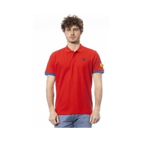 Invicta Men's Red Cotton Polo Shirt - S