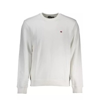 Napapijri Men's White Cotton Sweater - S