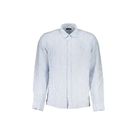 North Sails Men's Light Blue Linen Shirt - L