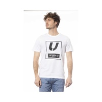 Ungaro Sport Men's Chic White Cotton Crew Neck Tee - L