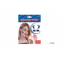 4pcs Australian Flag Face Tattoos Anzac Australia Day Soccer Tennis