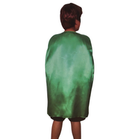 MEDIUM CAPE Kids Childrens Party Costume Vampire Halloween Coat School Team - Green