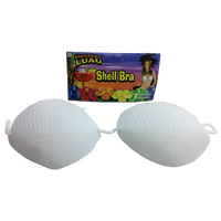 SHELL BRA Costume Party Hawaiian Hula Beach Dress Top Tropical Mermaid