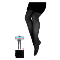 PANTYHOSE Tights Stockings Hosiery Womens Ladies Plain Colours - Black - One Size Fits Most