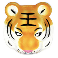 Animal Head Face Mask Halloween Costume Party Toys Adult Kids - Tiger