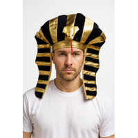 EGYPTIAN PHARAOH HAT King Costume Party Ancient Fancy Dress Halloween Pharoah
