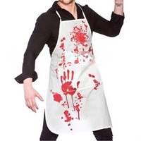 BLOODY APRON Halloween Party Fake Blood Horror Butcher Costume Accessory