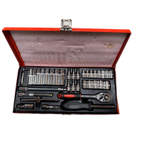 37 Piece Ratchet Socket Wrench Set Screwdriver Bits Extension Hex Chrome Vanadium