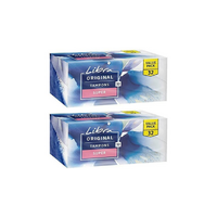 2x Libra Pk32 Original Super Tampons Unique Anti-fluff Base