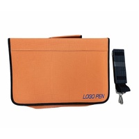 Pen Holder Folder Holds 120 Pens w Strap Collector Stationary Organizer Organiser