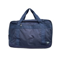 44L Foldable Duffel Bag Gym Sports Luggage Travel Foldaway School Bags - Dark Navy