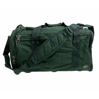 44L Travel Foldable Duffel Bag Gym Sports Luggage Travel Foldaway D-Zip Top School Bags - Bottle Green