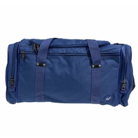 44L Travel Foldable Duffel Bag Gym Sports Luggage Travel Foldaway D-Zip Top School Bags - Royal Blue