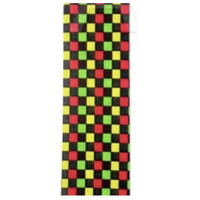 BANDANA Paisley 100% COTTON Head Wrap Durag Bandanna Summer Biker Scarf Mask - Chess Check (Yellow/Green/Red/Black)