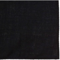 BANDANA Paisley 100% COTTON Head Wrap Durag Bandanna Summer Biker Scarf Mask - Plain Black