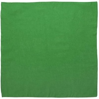 BANDANA Paisley 100% COTTON Head Wrap Durag Bandanna Summer Biker Scarf Mask - Green (Plain)