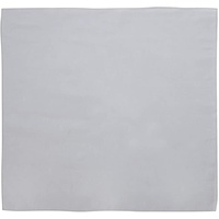 BANDANA Paisley 100% COTTON Head Wrap Durag Bandanna Summer Biker Scarf Mask - Grey (Plain)