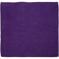 BANDANA Paisley 100% COTTON Head Wrap Durag Bandanna Summer Biker Scarf Mask - Purple (Plain)