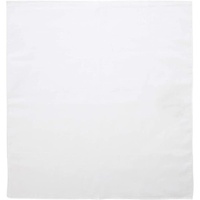 BANDANA Paisley 100% COTTON Head Wrap Durag Bandanna Summer Biker Scarf Mask - White (Plain)