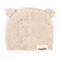 Babies + Kids Bear Knitted Beanie Hat - Carmel - 3-12 Months
