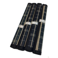 Set of 4 BAMBOO PLACEMATS Dinner Table Decor Party Natural Party 45x30cm BULK