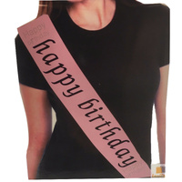 Hen's Night Bridal Sash Bride Happy Birthday 18th 21st Party Night Girls