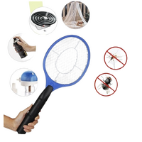 BUG ZAPPER RACKET Fly Mosquito Pest Swatter Net Racquet Electric Insect Killer
