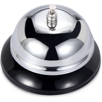 Call Service Bell Chrome Plated Reception Desk Counter Shop Restaurant