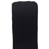 Stay Up OVER THE KNEE SOCKS Stockings Hosiery Party Costume Stockings - Plain Black