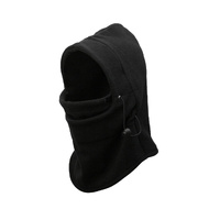 Thermal Fleece Balaclava Face Mask Beanie Hat Ski Snowboard Motorbike - Black