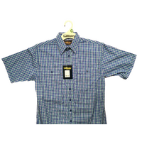 BISLEY SHORT SLEEVE SHIRT Everyday Casual Business Work Cotton Blend Check - BS2573_CAMO (AMO) - S