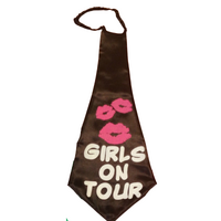 Jumbo Hen's Night Neck Tie Fun Party Costume Dress Up Girls Night - Black