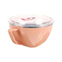 900ml Stainless Steel Instant Noodle Solid Bowl Korean Mi Goreng w Lid & Handle