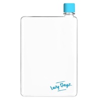 Flat A5 Book Pad Kettle Water Bottle Memo Bottle Portable Paper Drinks Cup 380ml