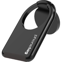 phonetag - Multi-View Phone Stand with Magnetic Ring Holder Universal (Black)