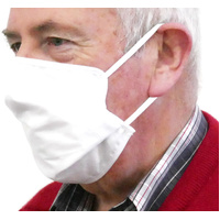 6x Tigerplast Fabric Face Mask Washable Reusable Mask Protect Cover - White