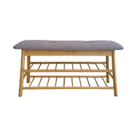 Shoe Stool Storage Rack Cabinet Multifunctional Space Saving