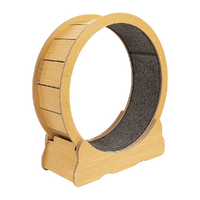 Cat Running Wheel w/ Carpet Runway Cat Exercise Wheel for Fitness Cat Treadmill