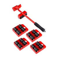 4 X All-purpose Dolly Plastic Heavy Duty Furniture Mover Slider Set