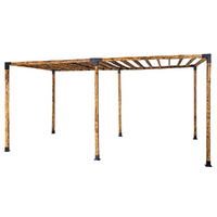 Roof Pergola Gazebo Shed Matte Black Steel Brackets DIY Kits