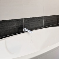 Bath In Wall Swivel Spout in Polished Chrome Finish