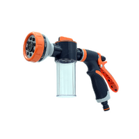 Garden Hose Nozzle Pet Shower Car Wash Leak-Proof Hose Hand Sprayer Switch