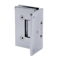 90cm Frameless Swing Bath Panel with Chrome Hardware