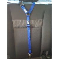 Dog Seatbelt Headrest Restraint Safety Travel - Moondidley Pets Blue