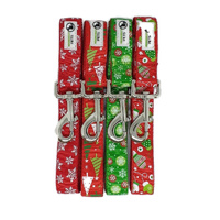 Christmas Dog Leashes 1.2m - Moondidley Pets Red Mittens