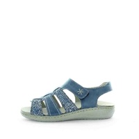 KIARFLEX Women's KOOSE Sandals Blue Shoe 37EU