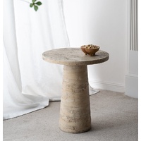 LOGAN CEMENT ROUND SIDE TABLE
