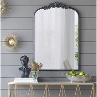 ORNATE METALLIC WALL MIRROR