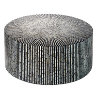 CORDELIA ROUND MOTHER OF PEARL COFFEE TABLE